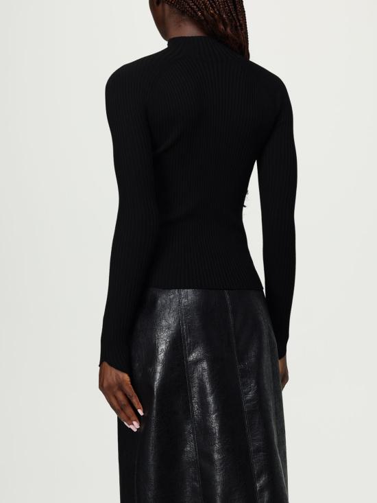 25FW 쿠레쥬 터틀넥 325MPU251FI0001 9999 Black - COURREGES