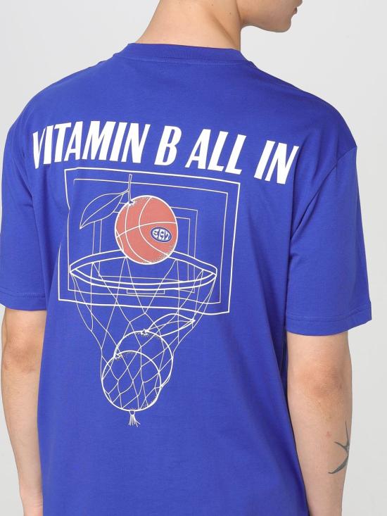 25FW 엠포리오 아르마니 반팔 티셔츠 7M000118AF13244 UA031 Blue - EMPORIO ARMANI