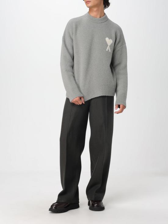 25FW 아미 트레이닝/조거 팬츠 UTR815WV0078 020 Grey - AMI