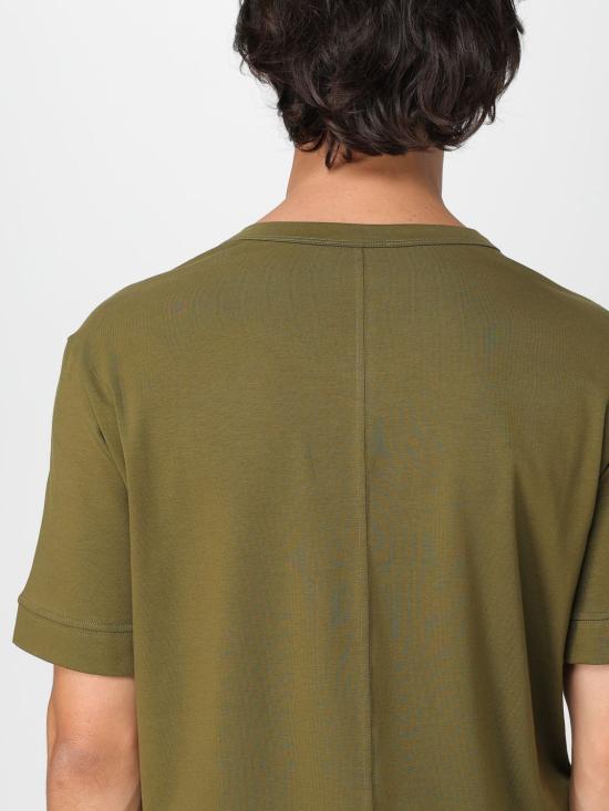 25FW 파올로페코라 반팔 티셔츠 F0124074 5606 Green - PAOLO PECORA