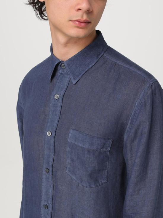 25SS 120 리노 긴팔 셔츠 32ALIM1425000011532ALIM S0025F Navy - 120 LINO