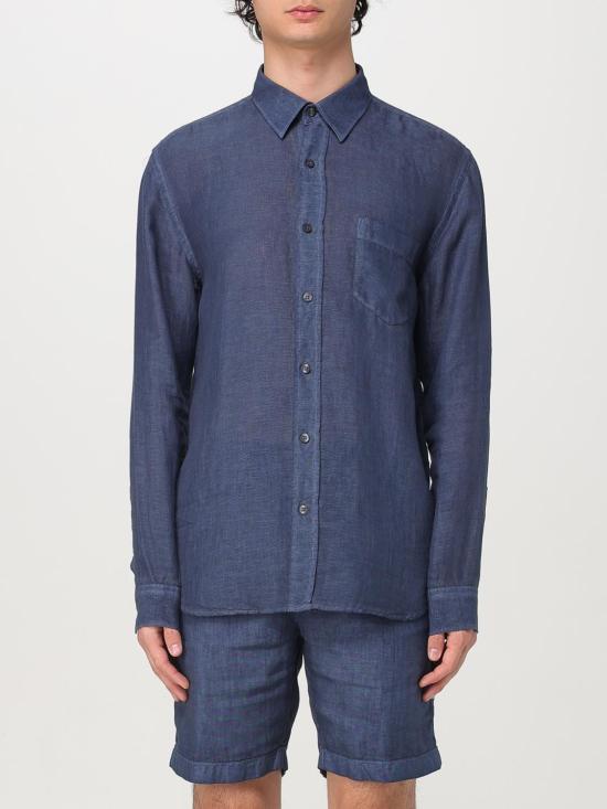 25SS 120 리노 긴팔 셔츠 32ALIM1425000011532ALIM S0025F Navy