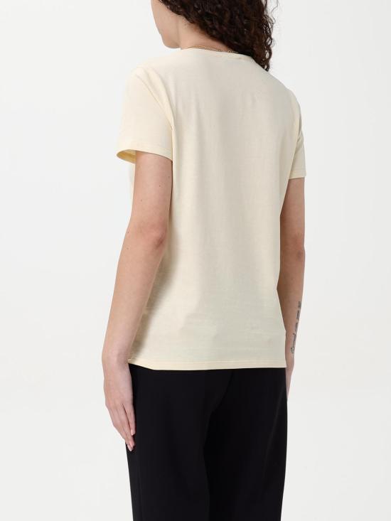 25FW 엘리자베타프랜치 반팔 티셔츠 MA029 DC7 Lemon - ELISABETTA FRANCHI