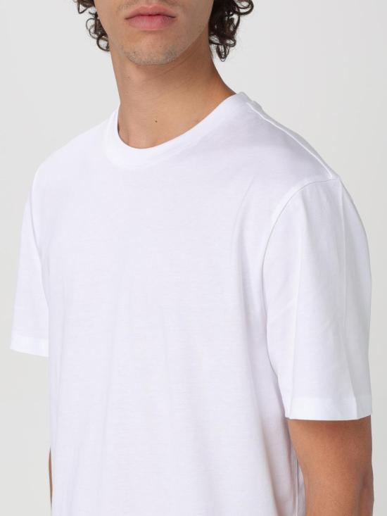 25FW 보스 반팔 티셔츠 50468972 100 White - BOSS