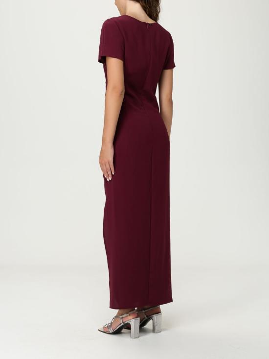 25FW 알마니 롱 원피스 XW000665AF10872 UA343 Burgundy - ARMANI