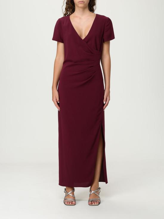 25FW 알마니 롱 원피스 XW000665AF10872 UA343 Burgundy