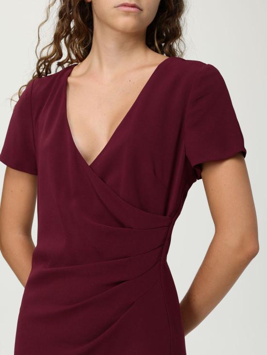 25FW 알마니 롱 원피스 XW000665AF10872 UA343 Burgundy - ARMANI