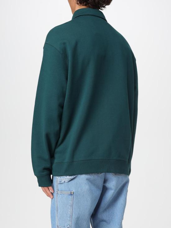 25FW 칼하트 WIP 폴로 칼라 스웨트 셔츠 I035532 05AXX Green - CARHARTT WIP