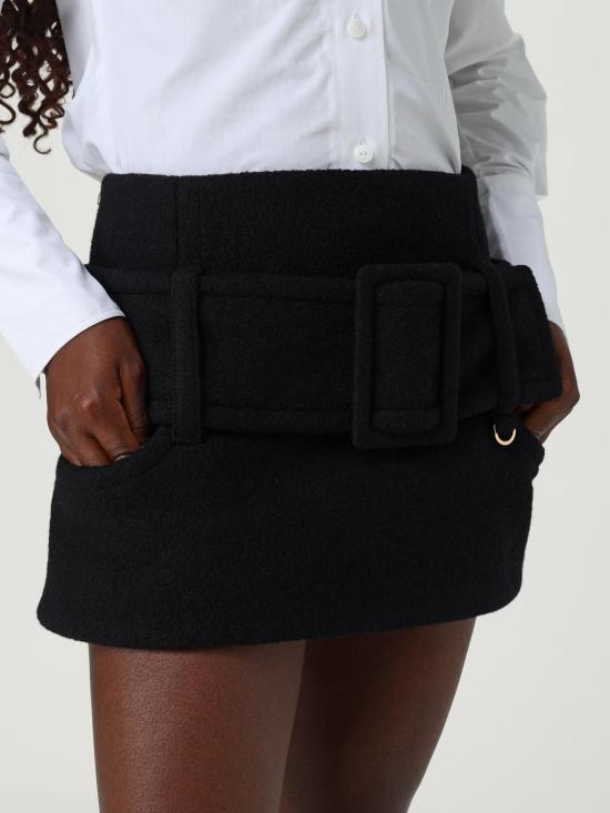 25FW 파투 숏 스커트 SK0990232 999B Black - PATOU