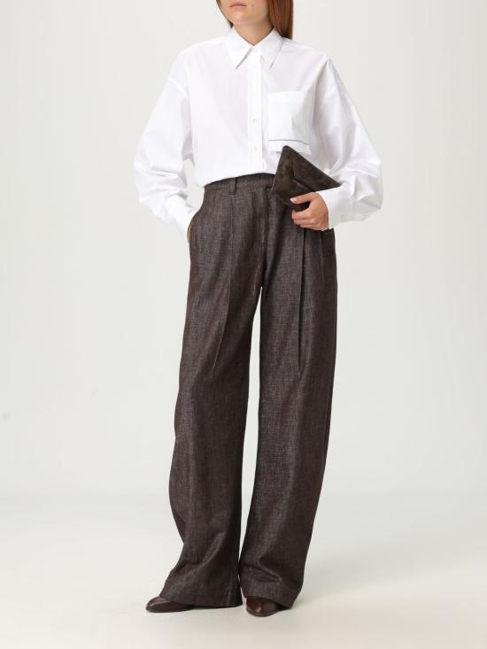 25FW 브루넬로 쿠치넬리 모닐레 장식 BC Duo 파우치 MWDLD2722 C7284 Dark - BRUNELLO CUCINELLI