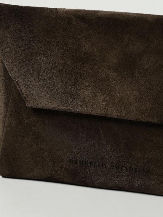 25FW 브루넬로 쿠치넬리 모닐레 장식 BC Duo 파우치 MWDLD2722 C7284 Dark - BRUNELLO CUCINELLI