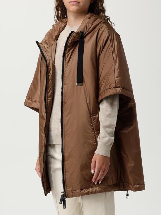 25FW 막스마라 더 큐브 케이프 패딩 자켓 2529736024600 051 Leather - MAXMARA THE CUBE