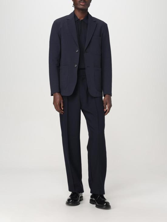 25SS 엠포리오 아르마니 자켓 6D1GA21NSCZ 0920 Navy - EMPORIO ARMANI