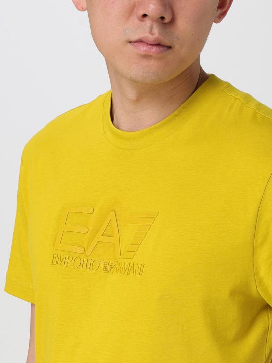 25SS 엠포리오 아르마니 반팔 티셔츠 7M000224AF10375 U7036 Yellow - EMPORIO ARMANI