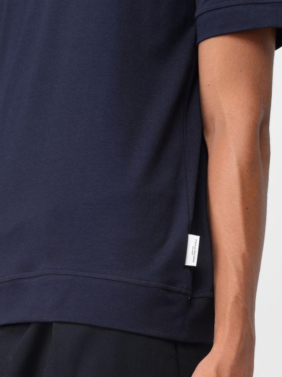 25FW 파올로페코라 반팔 티셔츠 F0124074 6685 Blue - PAOLO PECORA