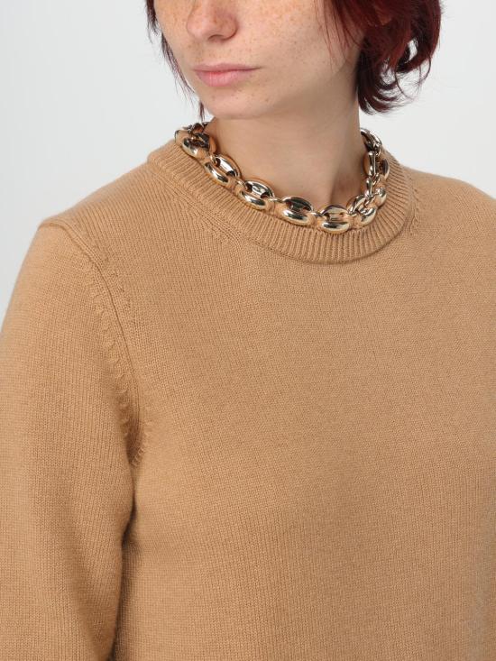 24FW 파코라반 스웨터 24AMPU294ML0239 P830 Camel - PACO RABANNE