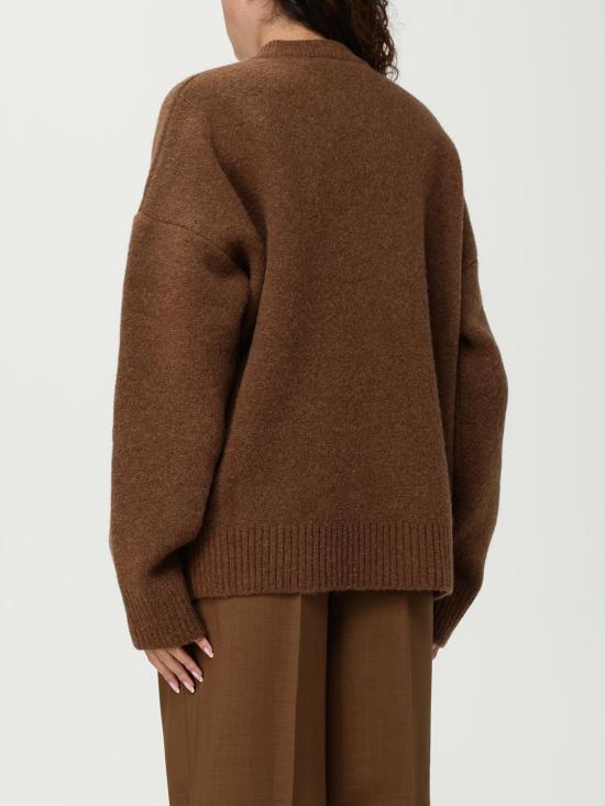 25FW 아미 ADC 크루넥 스웨터 UKS836KN0135 217 Brown - AMI