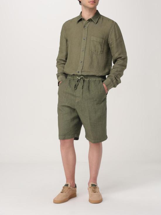 25SS 120 리노 긴팔 셔츠 32ALIM1425000011532ALIM S00034 Coffee - 120 LINO