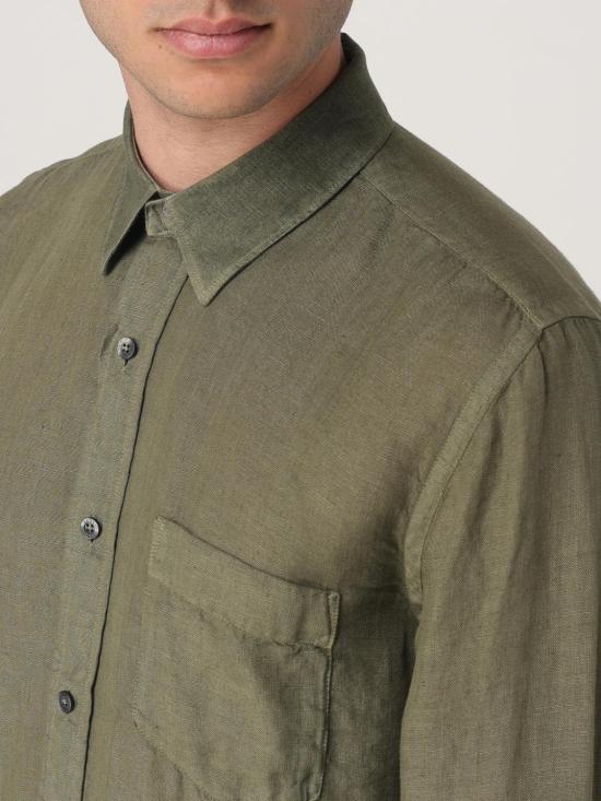 25SS 120 리노 긴팔 셔츠 32ALIM1425000011532ALIM S00034 Coffee - 120 LINO