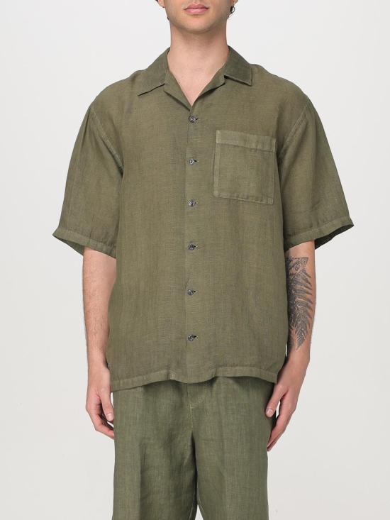 25SS 120 리노 반팔 셔츠 32ALIM19L3000011532ALIM S00034 Coffee