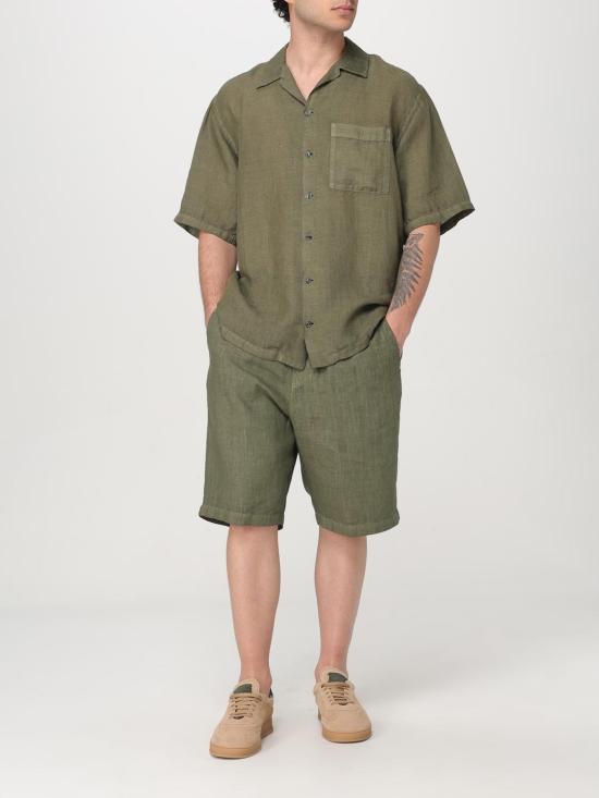 25SS 120 리노 반팔 셔츠 32ALIM19L3000011532ALIM S00034 Coffee - 120 LINO