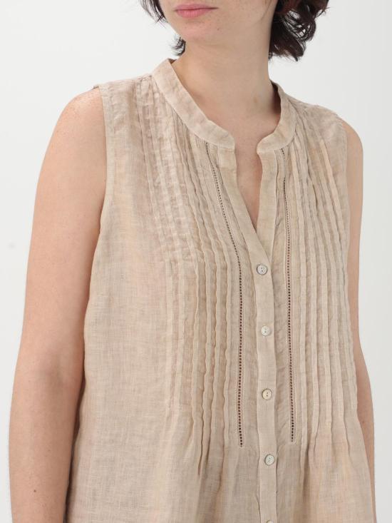 25SS 120 리노 블라우스 32ALIW19G1000B31732ALIW S00095 Beige - 120 LINO