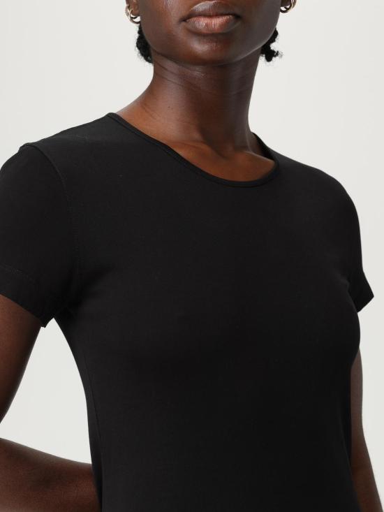 25FW 르메르 반팔 티셔츠 TO1352LJ1018 BK999 Black - LEMAIRE