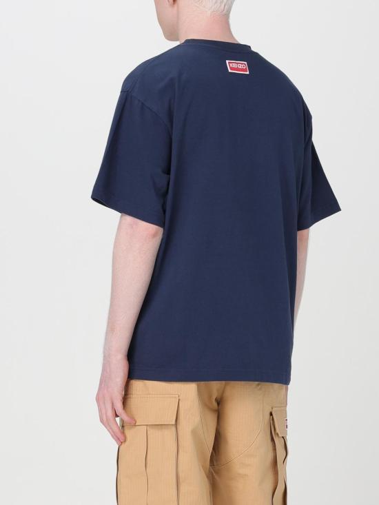  겐조 반팔 티셔츠 FE58TS0064SG 77 Blue - KENZO
