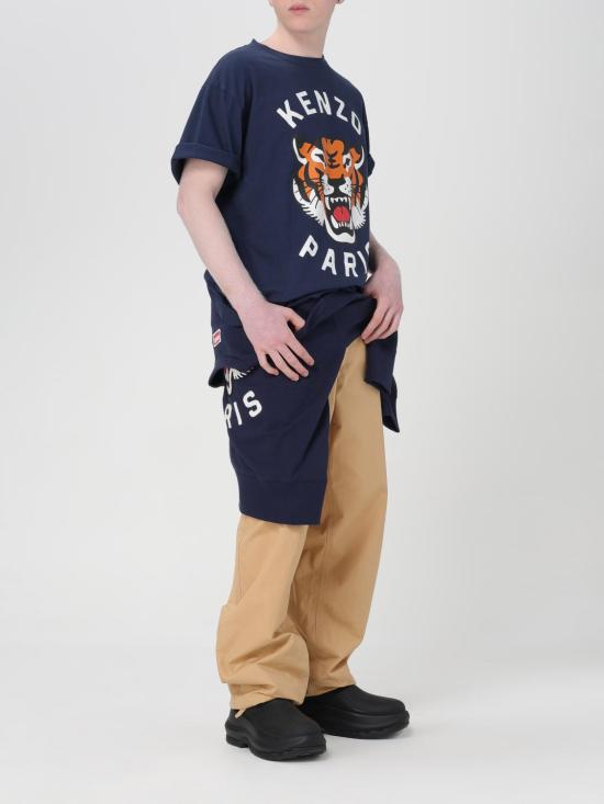  겐조 반팔 티셔츠 FE58TS0064SG 77 Blue - KENZO