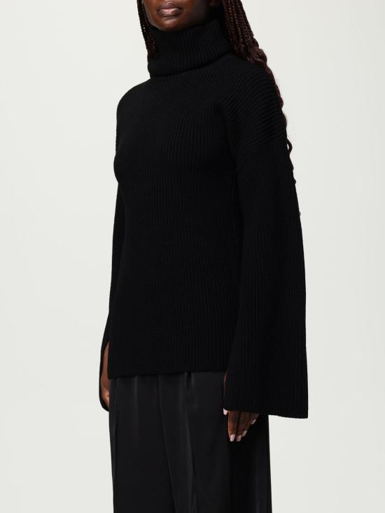 25FW 토템 터틀넥 253WRT0536YA0204 001 Black - TOTEME