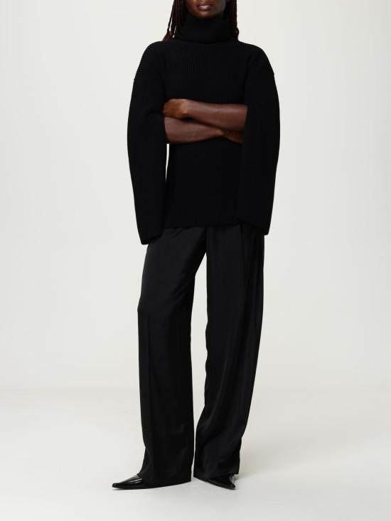 25FW 토템 터틀넥 253WRT0536YA0204 001 Black - TOTEME