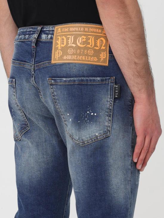  필립 플레인 데님 팬츠 SADCMDT3678PDE004N 08DN Blue - PHILIPP PLEIN