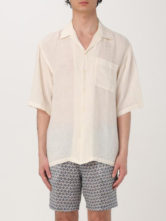 25SS 120 리노 반팔 셔츠 32ALIM19L3000011532ALIM 000053 Milk