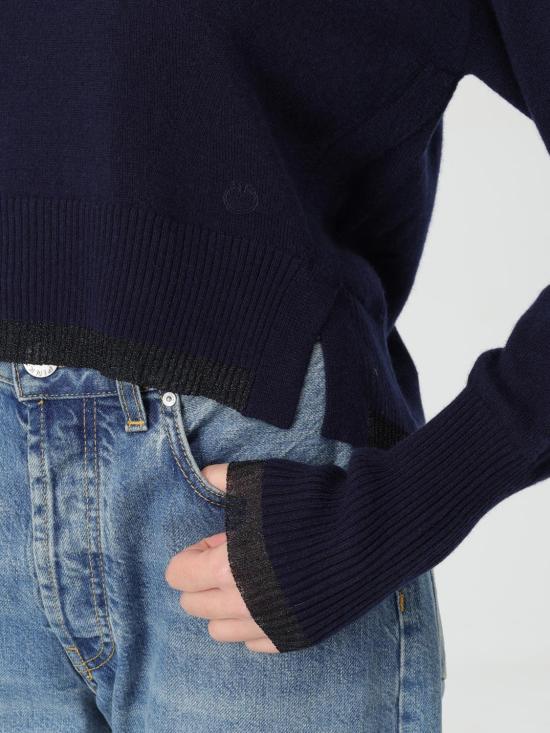 24FW 핑코 터틀넥 103996A235 G03 Blue - PINKO