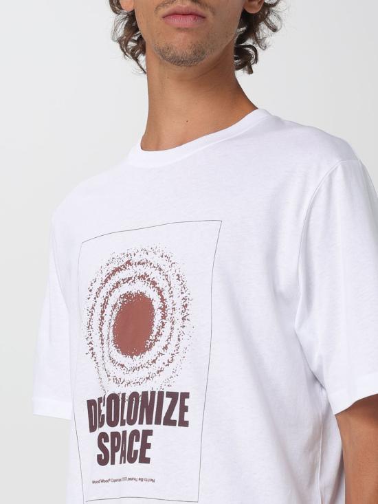 25FW 우드우드 반팔 티셔츠 30251561 110601 White - WOOD WOOD