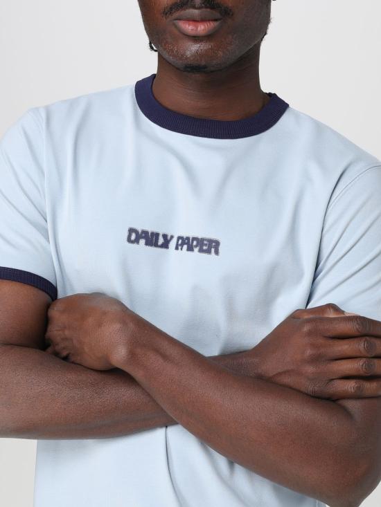 25SS 데일리 페이퍼 반팔 티셔츠 2511050 SUBDUED Blue - DAILY PAPER