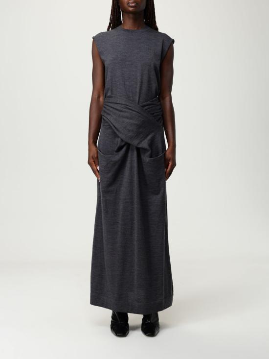 25FW 질샌더 롱 원피스 J02CT0526J14723 32 Grey