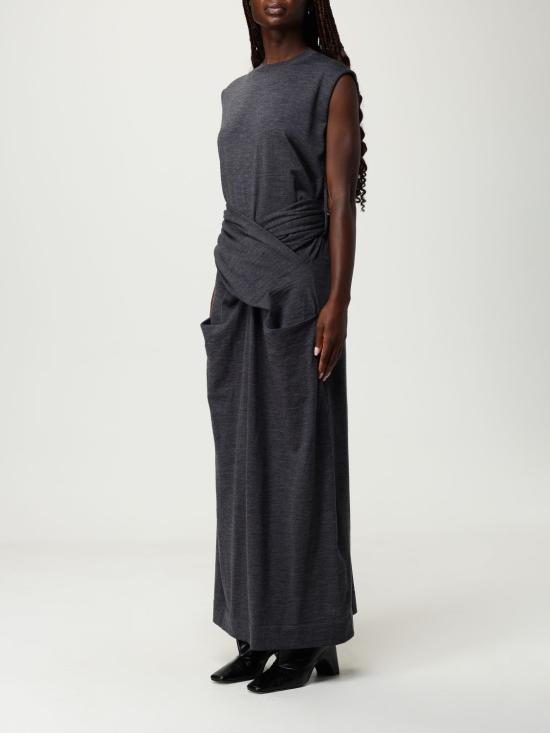 25FW 질샌더 롱 원피스 J02CT0526J14723 32 Grey - JIL SANDER