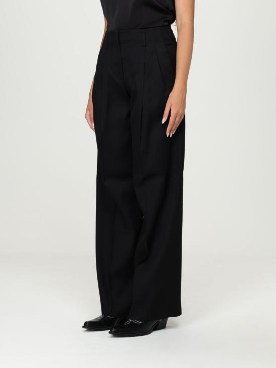 25FW 골든구스 스트레이트 팬츠 GWP01203P00154690100 Black - GOLDEN GOOSE