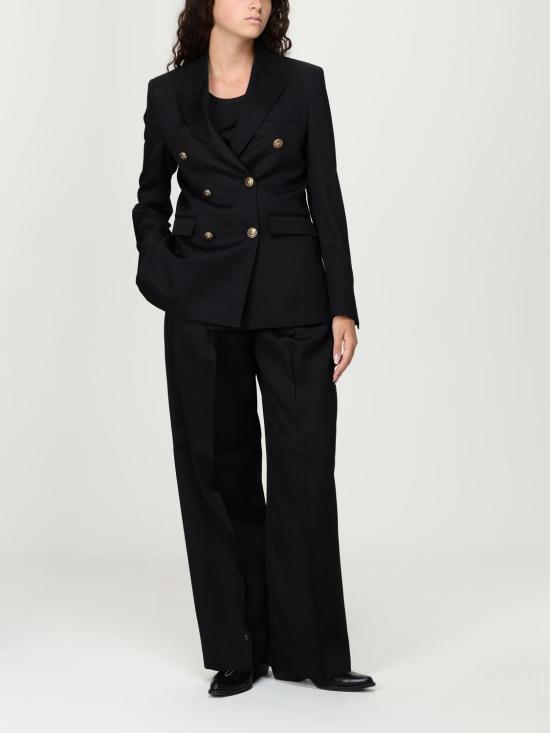 25FW 골든구스 스트레이트 팬츠 GWP01203P00154690100 Black - GOLDEN GOOSE