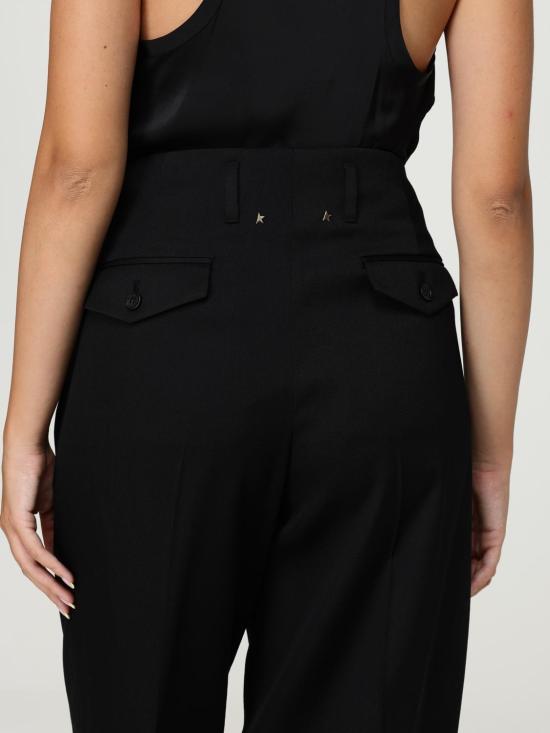 25FW 골든구스 스트레이트 팬츠 GWP01203P00154690100 Black - GOLDEN GOOSE