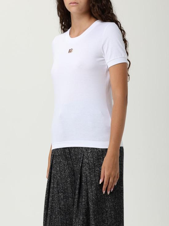 25FW 돌체앤가바나 반팔 티셔츠 F8U08ZGDDAV W0800 White - DOLCE & GABBANA