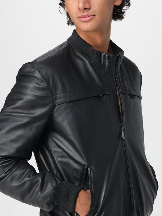 25FW 페트레이 가죽 자켓 PEU562999011856 NER Black - PEUTEREY