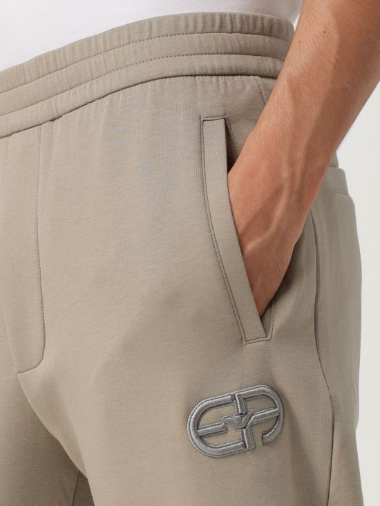 25FW 엠포리오 아르마니 트레이닝/조거 팬츠 8N1PT01JHSZ 0643 Beige - EMPORIO ARMANI