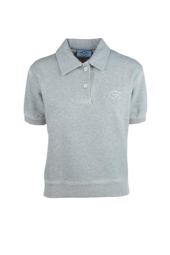 25FW 프라다 폴로 티셔츠 135726173J F0684 GRIGIO MELANGE