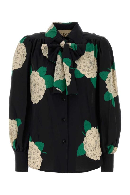 25FW 발렌티노 가라바니 블라우스 7B3AB7N49FL K92 NERO MULTICOLOR