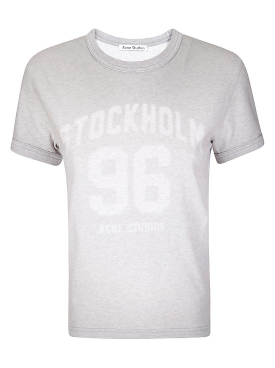 25FW 아크네 스튜디오 반팔 티셔츠 AL0473990 GREY MELANGE DOM