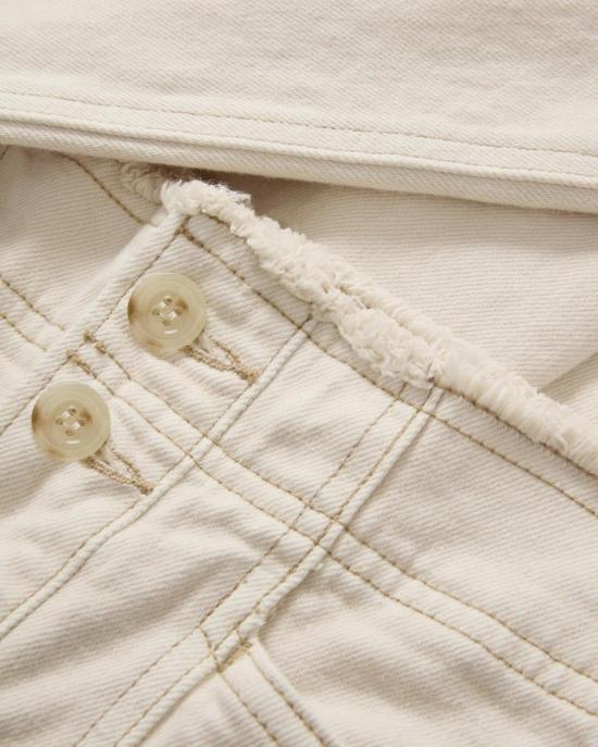  베로니카비어드 데님 팬츠 베로니카 비어드 크로스비 하이라이즈 와이드 레그 진 에크루 - VERONICA BEARD