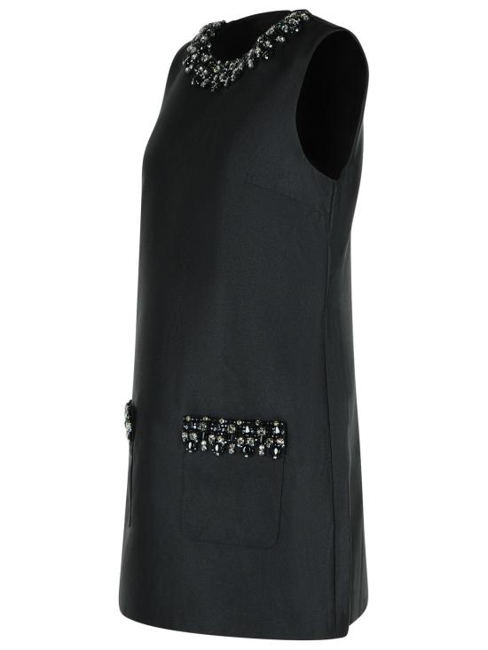 25FW 셀프 포트레이트 숏 원피스 AW25 061S BBLACK Black - SELF PORTRAIT