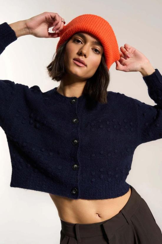  Callahan 비니 캘러핸 리브드 비니 레드 오렌지 - OTHER BRANDS